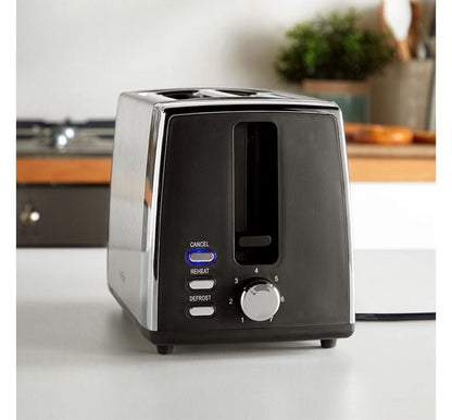 Vonshef 220 volts Toaster Stainless steel 2 slice 2000132 220v 240 volts - 220 - Electronics