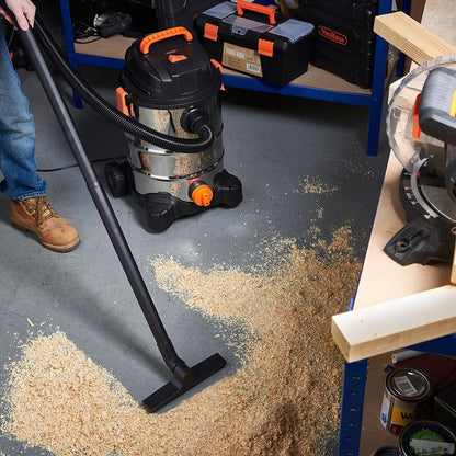 Vonshef 220 volts wet dry shopvac drum vacuum 30 LIter capacity 220v 240 volts 50 hz 15187 - 220 - Electronics
