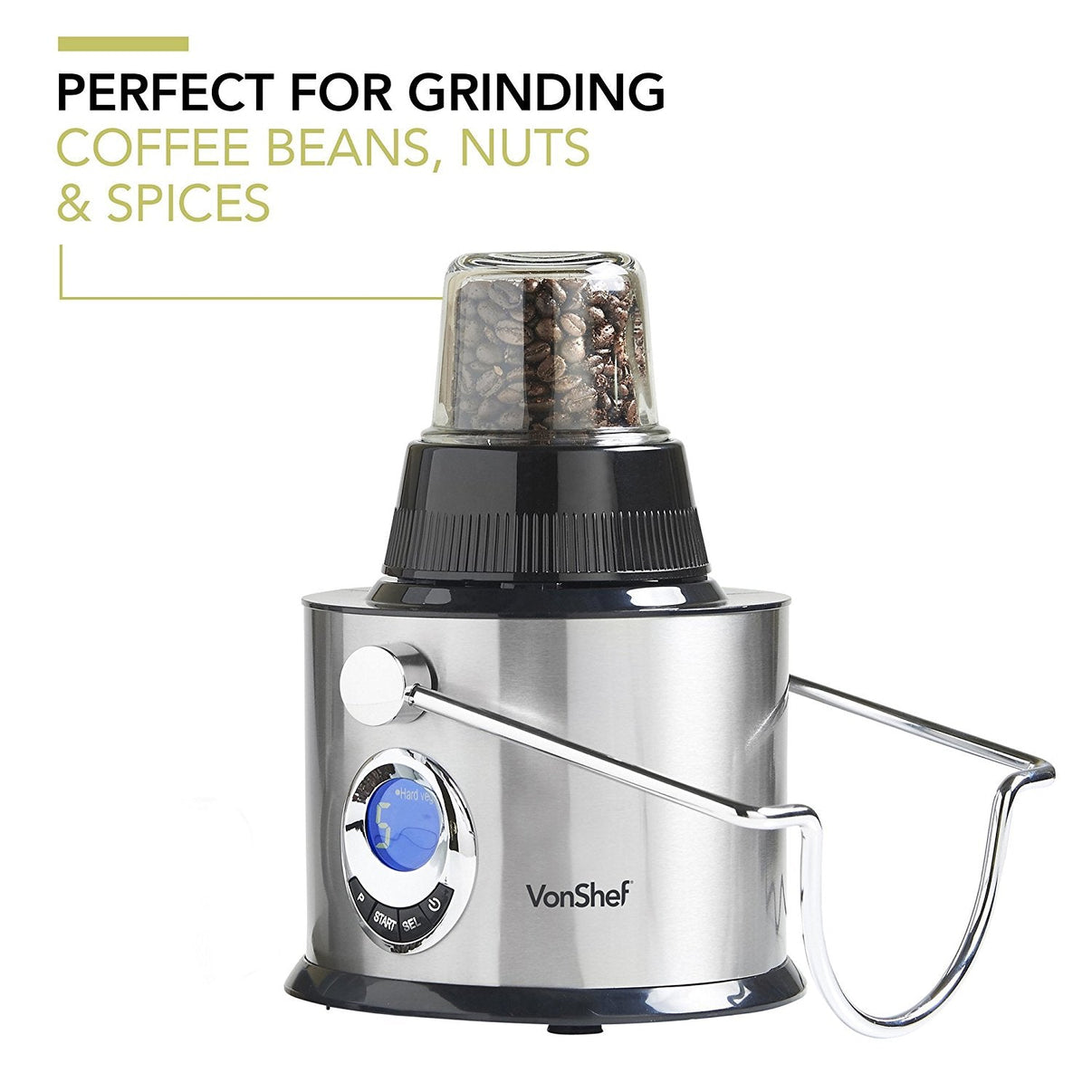 VonShef 3 - in - 1 Juicer, Blender, & Grinder for 220 Volts 13187 - 220 - Electronics