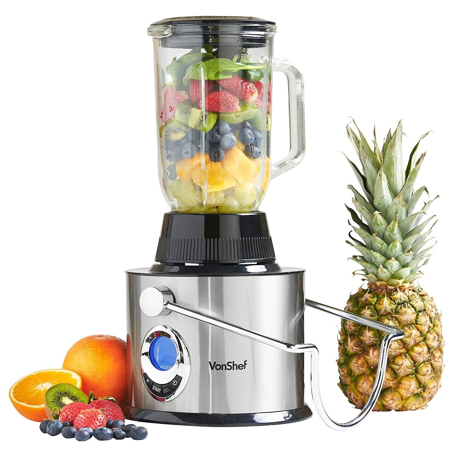 VonShef 3 - in - 1 Juicer, Blender, & Grinder for 220 Volts 13187 - 220 - Electronics