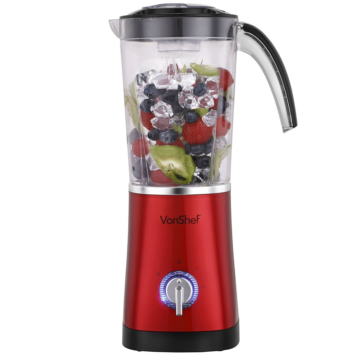 Vonshef Blender Juicer Grinder and Smoothie Maker for 220 - 240 Volts & 50 hz 13185 - 220 - Electronics