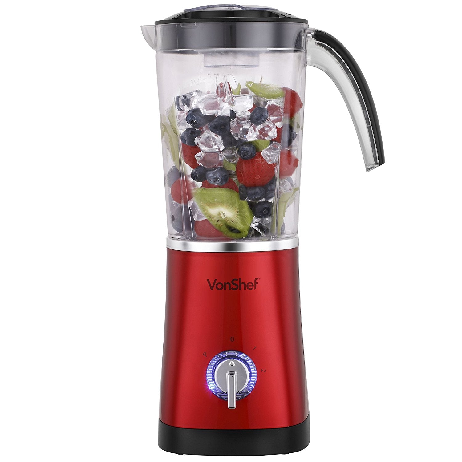 Vonshef Blender Juicer Grinder and Smoothie Maker for 220 - 240 Volts & 50 hz 13185 - 220 - Electronics