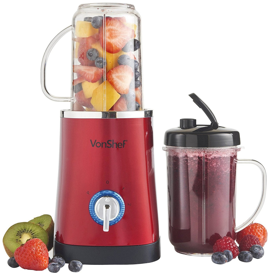 Vonshef Blender Juicer Grinder and Smoothie Maker for 220 - 240 Volts & 50 hz 13185 - 220 - Electronics