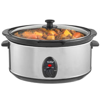 Vonshef Crock pot 6.5 Liter 220 volts Crockpot Slow Cooker electric 220 240 volt 50 hz oval 13340 - 220 - Electronics