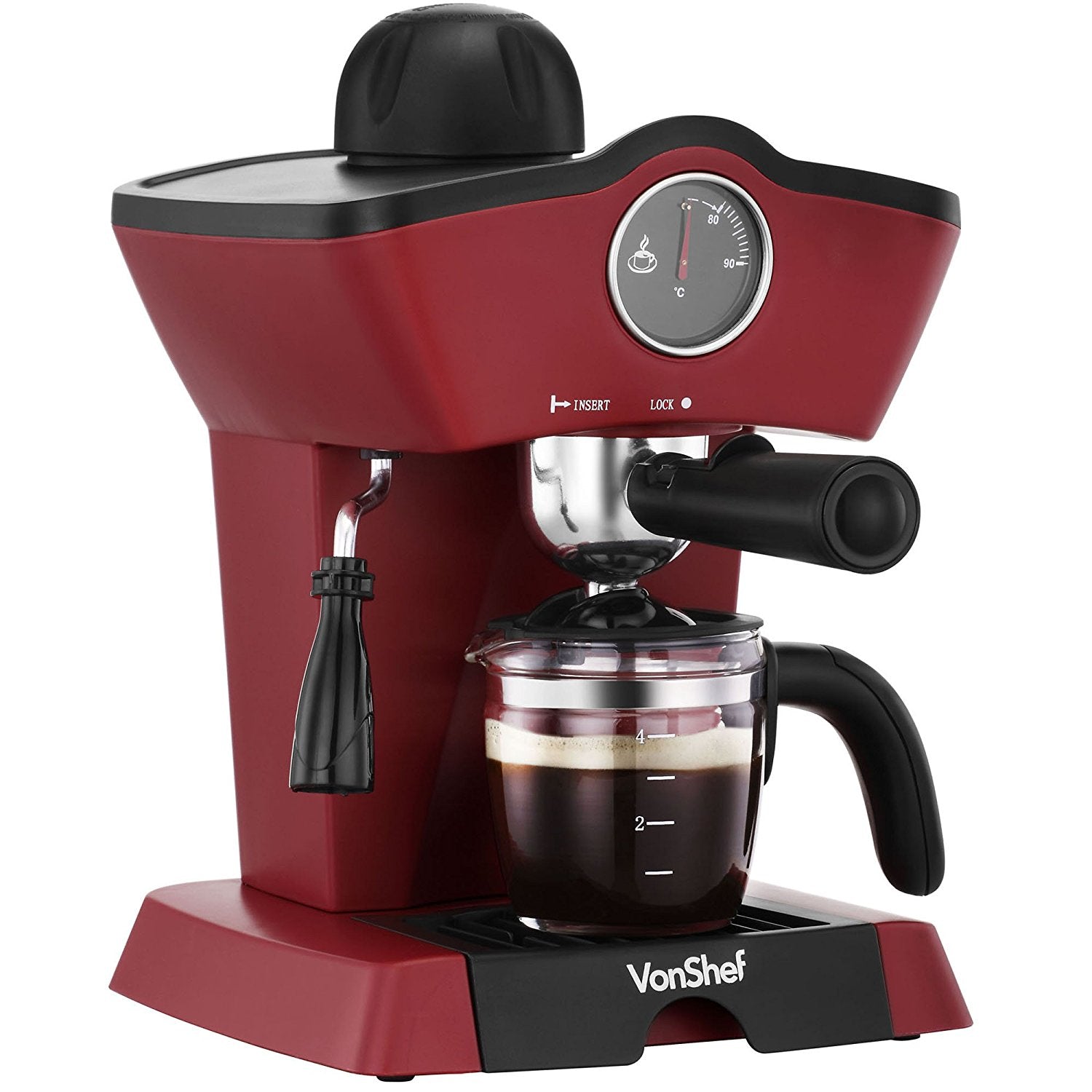 Vonshef European Espresso & Coffee Maker for 220/240 Volts 13190 - 220 - Electronics