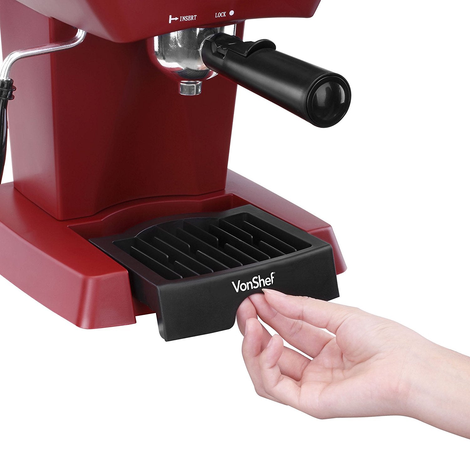Vonshef European Espresso & Coffee Maker for 220/240 Volts 13190 - 220 - Electronics