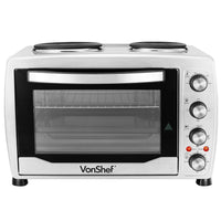 Vonshef Large Toaster Oven w/Double Hot Plate for 220 Volts and 50hz 13217 - 220 - Electronics