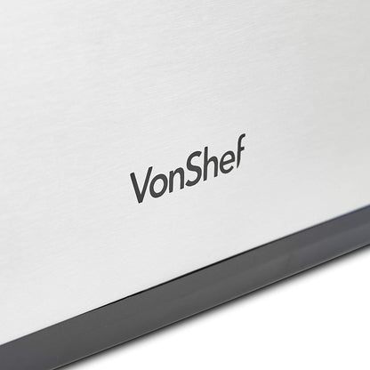 Vonshef Toaster 2 - Slice Stainless Steel 13374 220 - 240 Volts - 220 - Electronics