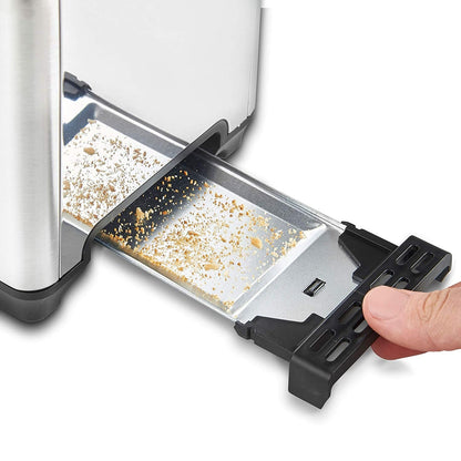 Vonshef Toaster 2 - Slice Stainless Steel 13374 220 - 240 Volts - 220 - Electronics