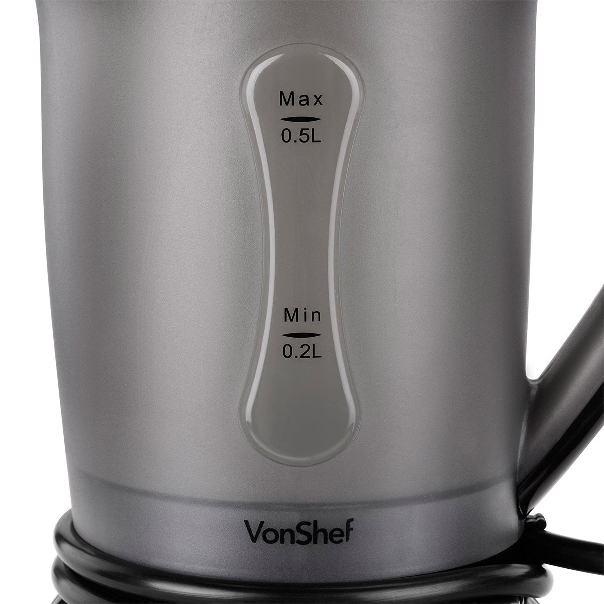 Vonshef Travel Kettle w/ 2 Cups for 110 - 240 Volt Worldwide Use 13221 - 220 - Electronics
