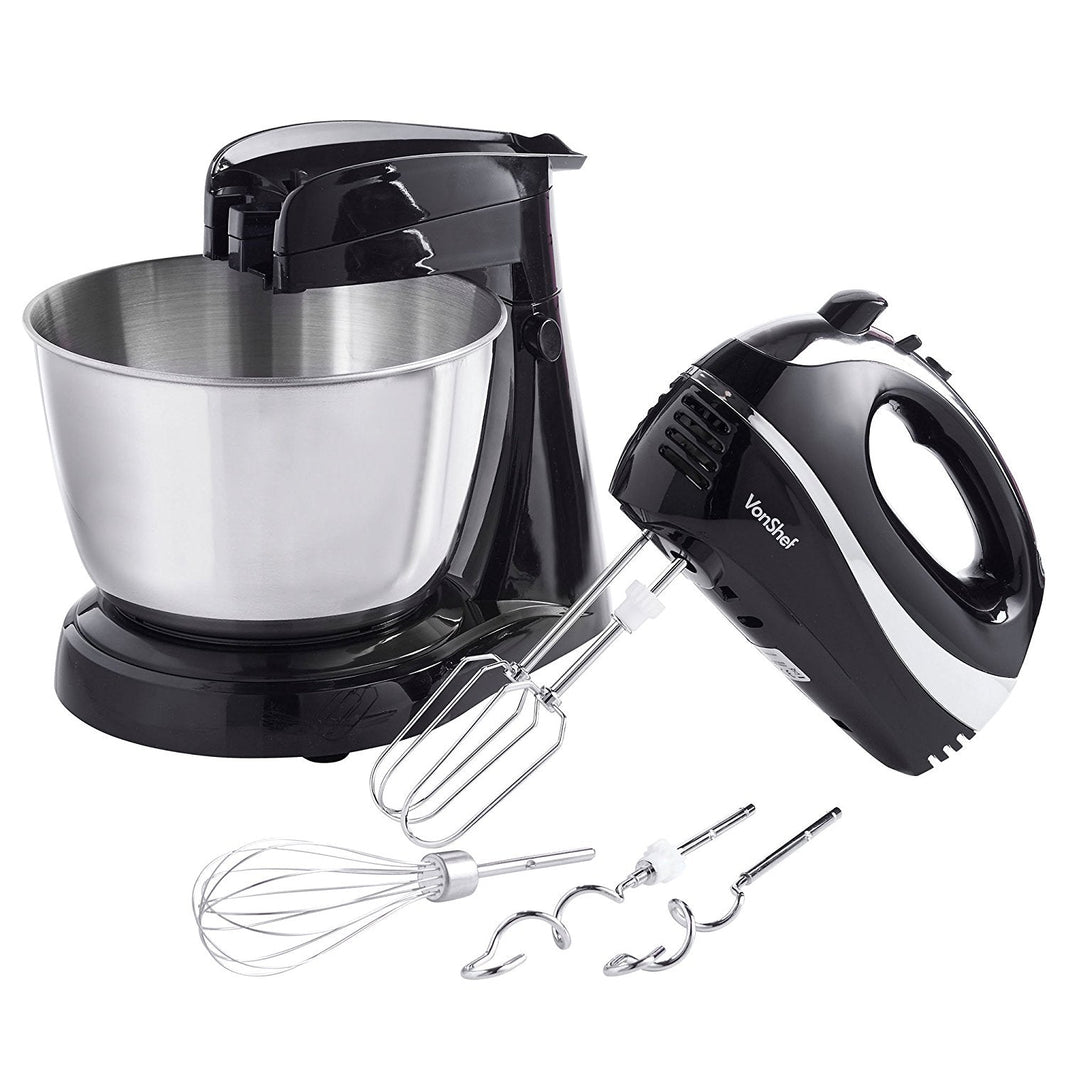 VonShef Two - in - One Hand/Stand Mixer for 220 Volts and 50hz 13229 - 220 - Electronics