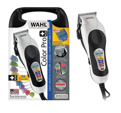 Wahl 220 volts Hair Clipper made in USA Complete Set 79752 - 058 Deluxe Grooming Pro 21 PCS Hair - Cutting Kit 220v 240 volts 50 hz - 220 - Electronics