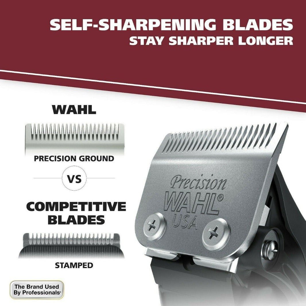 Wahl 220 volts Hair Clipper made in USA Complete Set 79752 - 058 Deluxe Grooming Pro 21 PCS Hair - Cutting Kit 220v 240 volts 50 hz - 220 - Electronics