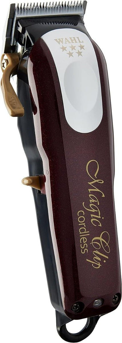 Wahl Professional Barber clipper magic clip with 100+ minute run time 110v 220 volts 240 volts 50 60 hz for use worldwide use pro barber model Corded and Cordless - 220 - Electronics