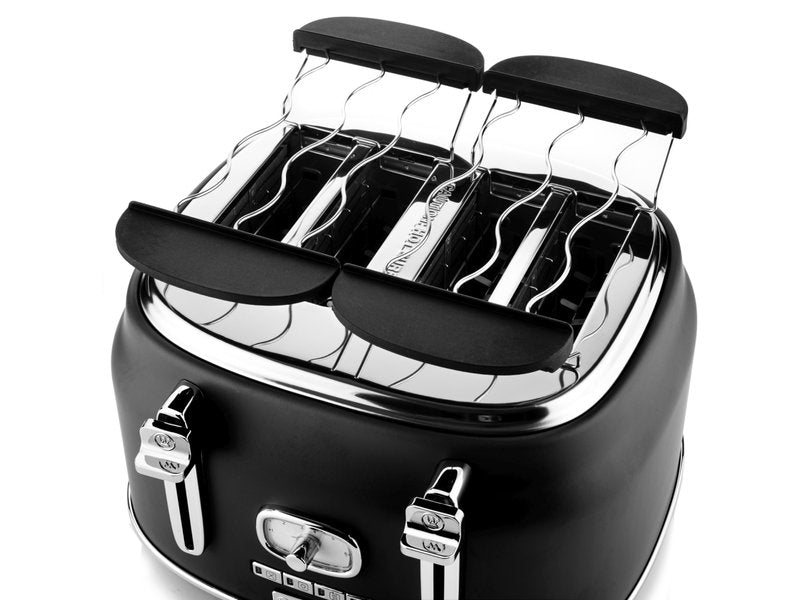 Westinghouse 220 volt 4 Slice Wide Slot 1750W Toaster Black/Silver 220v WKTTB809 - 220 - Electronics