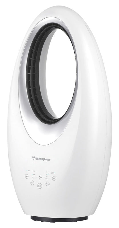 Westinghouse 220 volt fan bladeless desktop tabletop 22 Inch tall with remote and timer 220v 240 volts 50 / 60 hz WSFBL03 - 220 - Electronics
