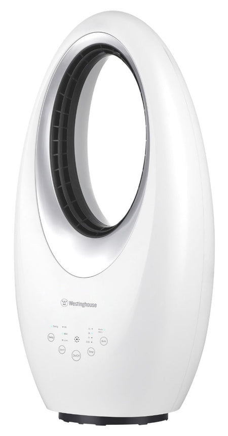 Westinghouse 220 volt fan bladeless desktop tabletop 22 Inch tall with remote and timer 220v 240 volts 50 / 60 hz WSFBL03 - 220 - Electronics