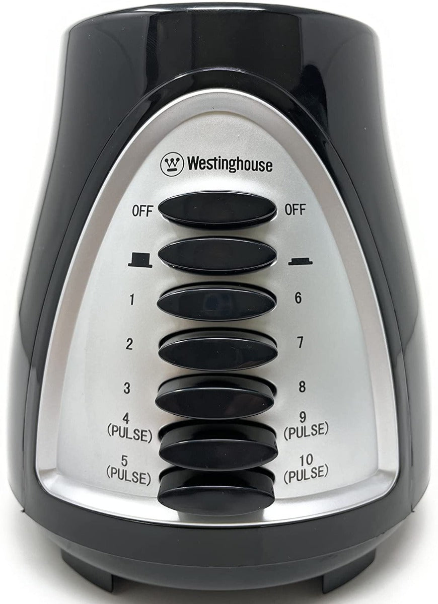 Westinghouse 220 Volts Blender WKBE1008BA 10 Speed Pulse Rotation Stainless Steel Blade With Glass Jar 220 - 240 Volts - 220 - Electronics