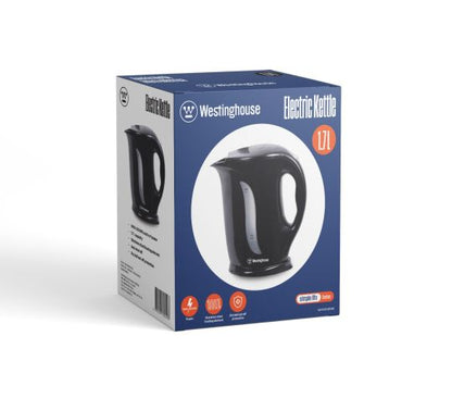 Westinghouse 220 volts kettle Cordless Jug Kettle 1.7 litre 220 240 volts - Black Auto Shut Off WKWKBM9198 - 220 - Electronics
