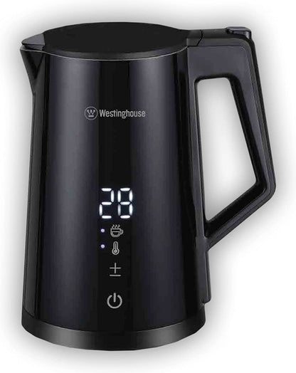 Westinghouse 220 volts Kettle Double Wall Variable Temperature kettle - Stainless steel interior and cool touch exterior 1.7 Liter 220v 240 volt model WKWK3815 9030 - 220 - Electronics