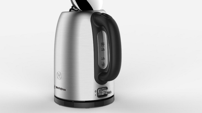 Westinghouse 220 volts Kettle WKWKB115 Cordless Stainless Steel hot water tea kettle electric 1.7 Liter 2200 Watts - 220 - Electronics
