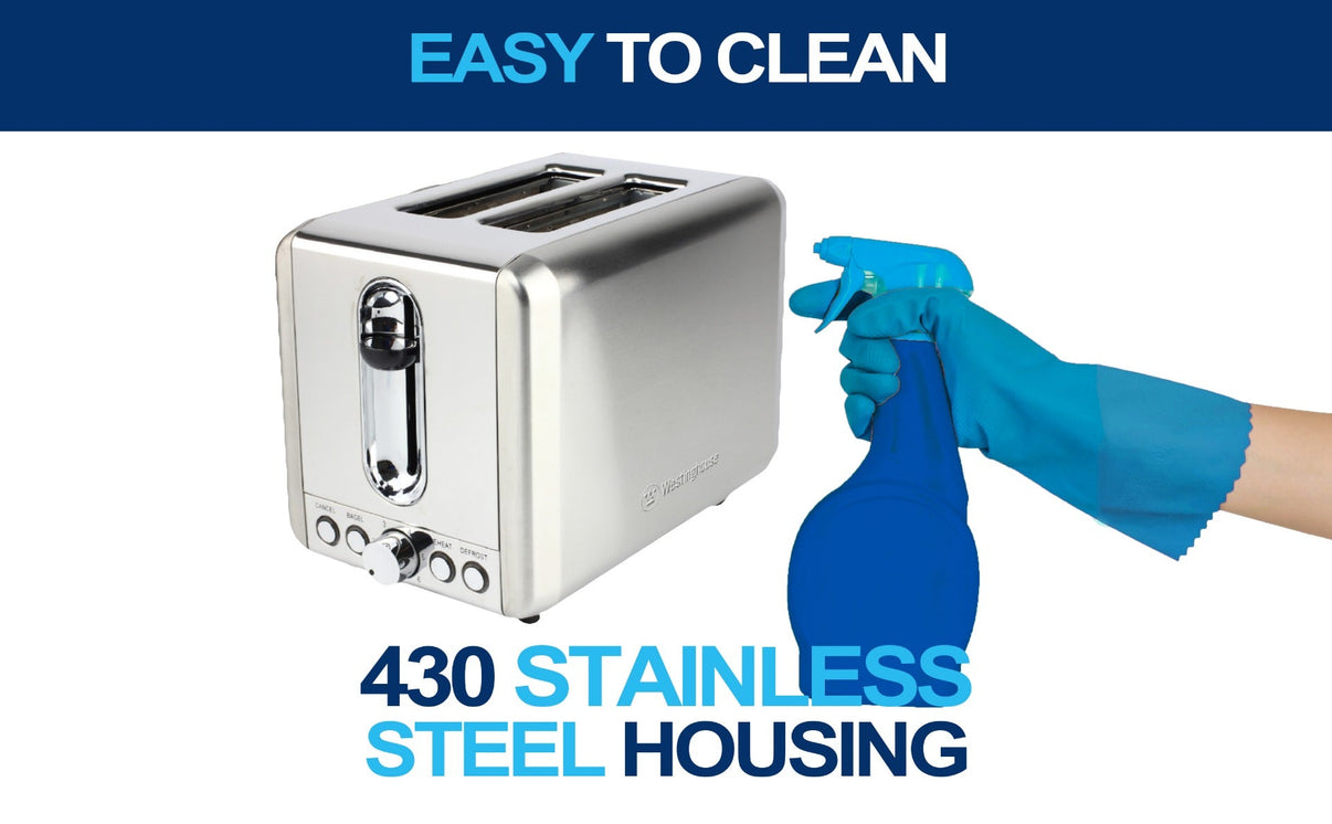 Westinghouse 220 volts Toaster Stainless steel 2 slice WKTT009 220v 240 volts - 220 - Electronics