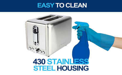 Westinghouse 220 volts Toaster Stainless steel 2 slice WKTT009 220v 240 volts - 220 - Electronics