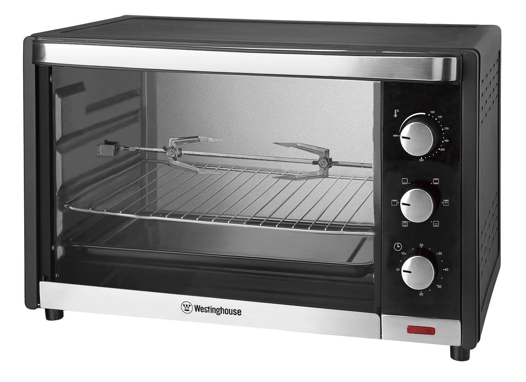 Westinghouse WKT0DN35C 220 volt Toaster Oven 35 Liter Large Size 220v Oven with Wire Rack, Rotisserie, Bake, and Broil - 220 - Electronics