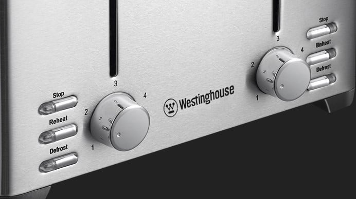 Westinghouse WKTT3012 220 volts 4 Slice toaster 220v 240 volts Stainless steel - 220 - Electronics