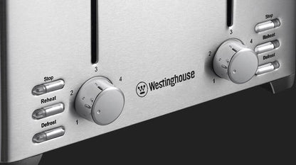 Westinghouse WKTT3012 220 volts 4 Slice toaster 220v 240 volts Stainless steel - 220 - Electronics