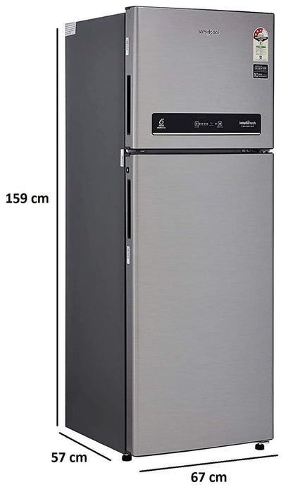 Whirlpool 220 volt top freezer refrigerator IF278INV Fridge Silver 220v 240 volts 50 hz - 220 - Electronics