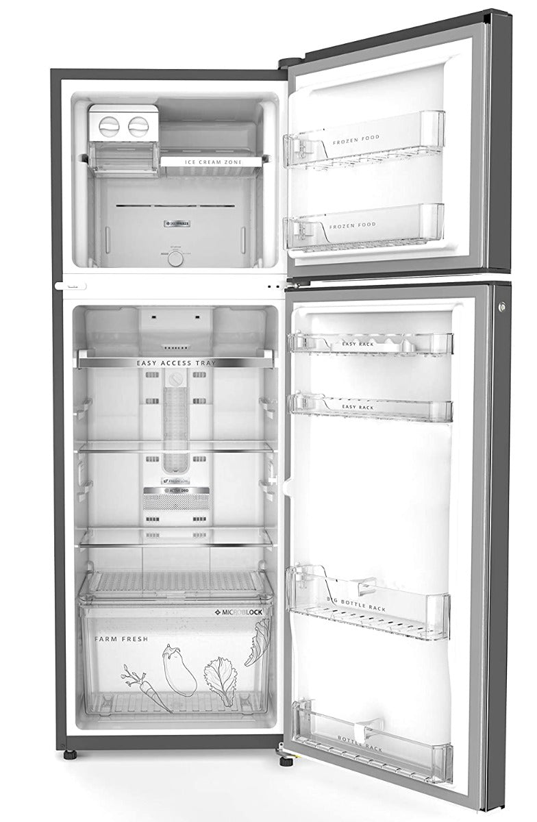 Whirlpool 220 volt top freezer refrigerator IF355INV 340 fridge Silver 220v 240 volts 50 hz - 220 - Electronics