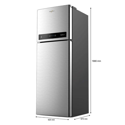 Whirlpool 220 volt top freezer refrigerator IF355INV 340 fridge Silver 220v 240 volts 50 hz - 220 - Electronics