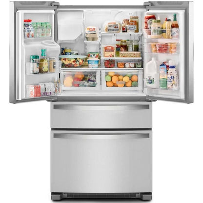 Whirlpool 220 Volts 50 Hz Refrigerator 4 - Door French Door with 24.5 Cu Ft Stainless Steel Finish WRMF3636S220v - 220v volt electronics