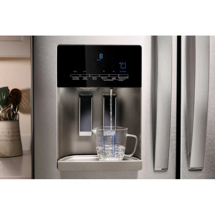 Whirlpool 220 Volts 50 Hz Refrigerator 4 - Door French Door with 24.5 Cu Ft Stainless Steel Finish WRMF3636S220v - 220v volt electronics