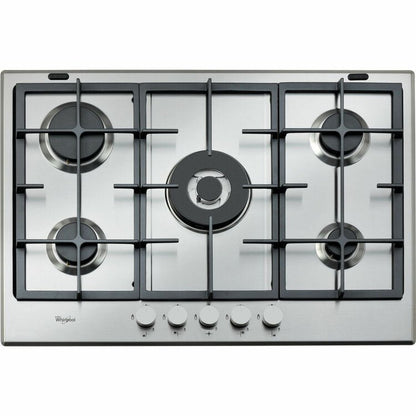 Whirlpool 220 volts Gas Cooktop 30 inch GMA7522IX 75 CM 5 Burner Stainless steel Gas Cooktop 220v 240 volts 50 hz - 220 - Electronics