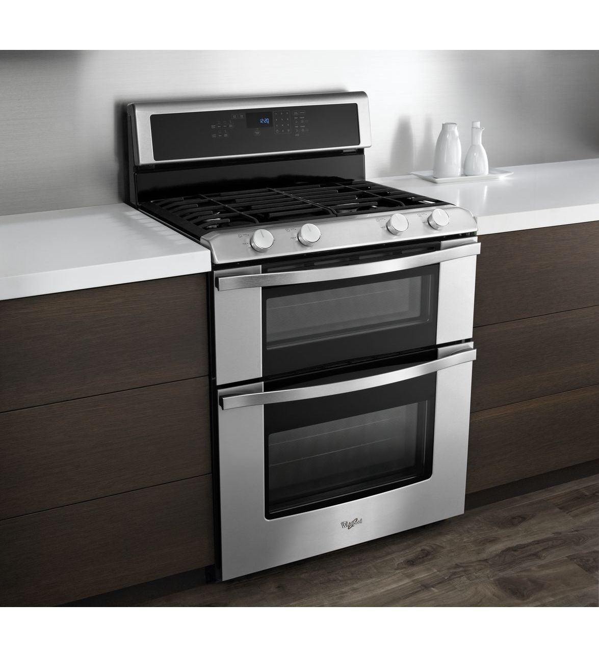 Whirlpool 3WGG555S0BS 6.0 Total cu. ft. Double Oven Gas Range with AccuBake system 220 volts 50 hz - 220v volt electronics