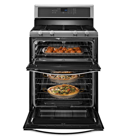 Whirlpool 3WGG555S0BS 6.0 Total cu. ft. Double Oven Gas Range with AccuBake system 220 volts 50 hz - 220v volt electronics