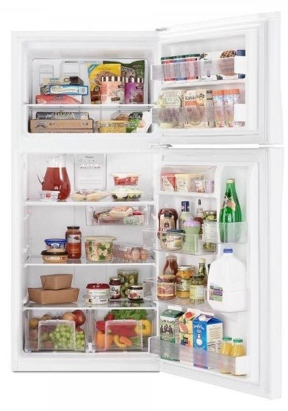 Whirlpool 5WT519SFEW Top Mount Refrigerator 19 Cu Ft Contour Door 220 - 240 Volts 50 Hz - 220 - Electronics