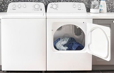 Whirlpool Atlantis Set 3LWTW4705FW Atlantis 15KG 33LBS washer and 3LWED4705FW dryer for 220 volts 50 hz - 220 - Electronics