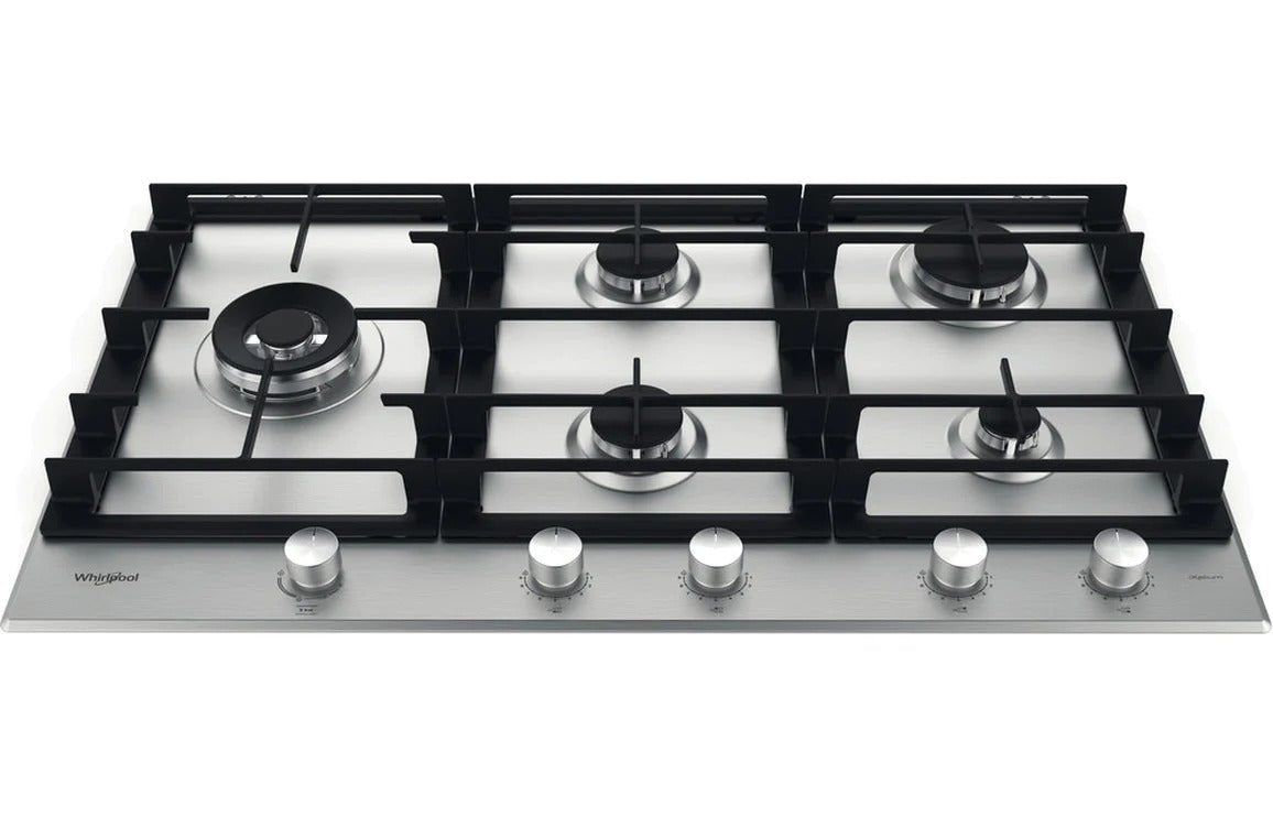 Whirlpool GMWL958IXL 90 CM gas cooktop hob stovetop 220v 240 volts 50 hz lp gas lpg or natural gas connection - 220 - Electronics