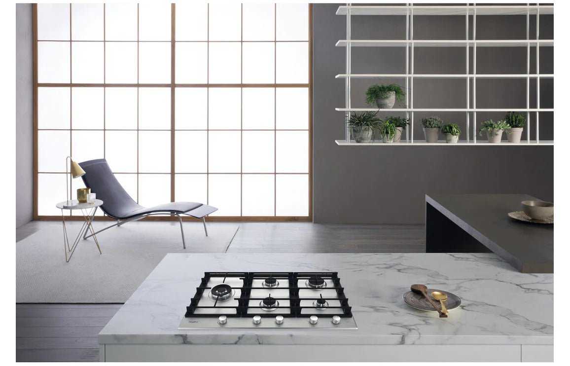 Whirlpool GMWL958IXL 90 CM gas cooktop hob stovetop 220v 240 volts 50 hz lp gas lpg or natural gas connection - 220 - Electronics