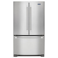 Whirlpool WGFB2558EA 220 Volt 26 Cu. Ft. Stainless Steel French Three Door Refrigerator 220v 240 volts 50 hz - 220 - Electronics
