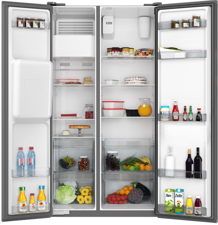 Whirlpool WRS49AKDWC Side By Side Refrigerator for 220 - 240 Volts - 220 - Electronics