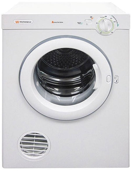 White Westinghouse WKFM06FGMW3 6KG Front Load Dryer 220 Volts 60 Hertz