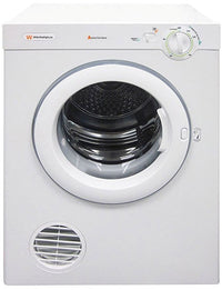 White Westinghouse WKFM06FGMW3 6KG Front Load Dryer 220 Volts 60 Hertz