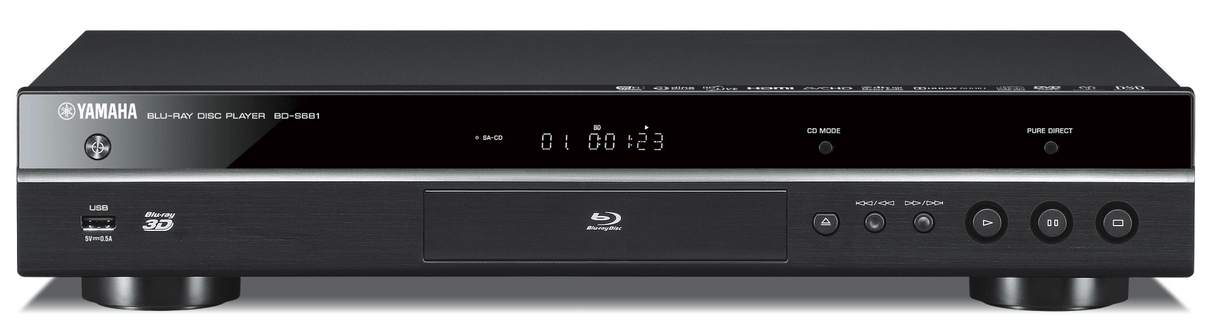 Yamaha BD - S681 Region Free Blu - ray Player with 4K Upscaling bds681 - 220 - Electronics
