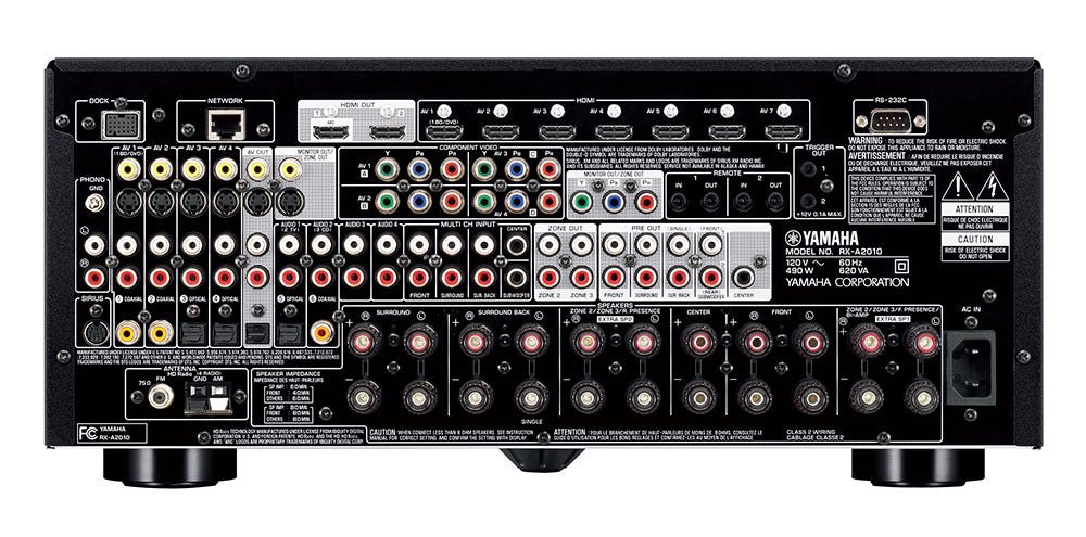 Yamaha RX - A2010 110 - 240 Volts Receiver - 220v volt electronics
