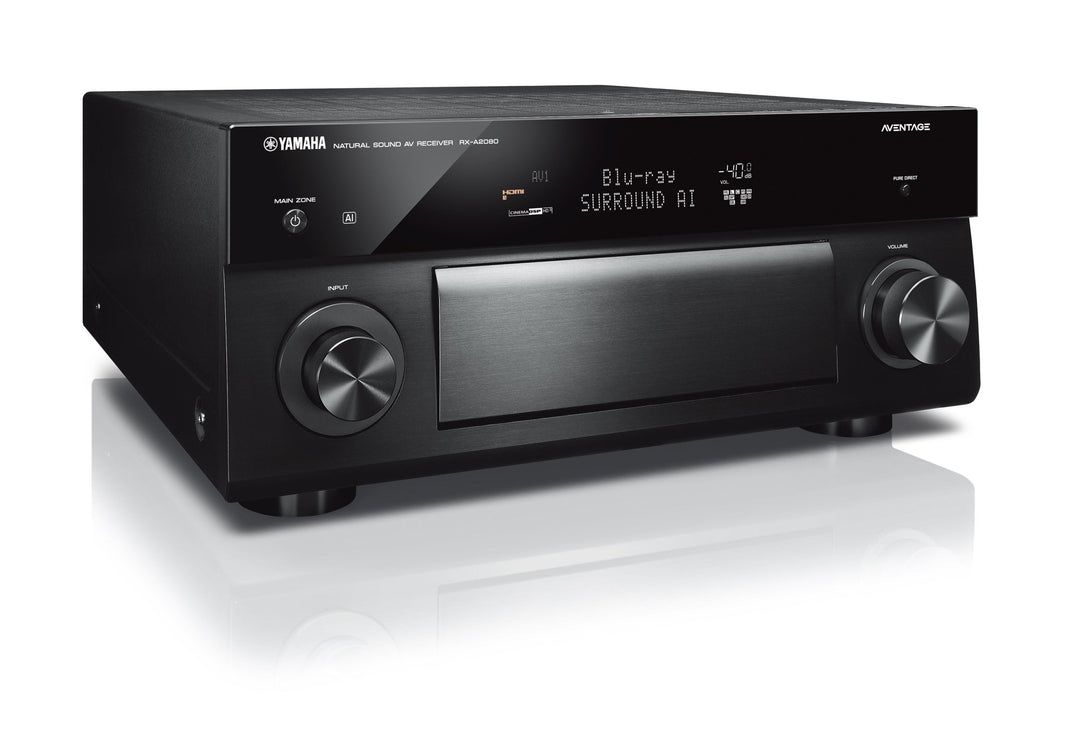 Yamaha RX - A2080 9.2 Channel 110 220v 2 / 3 Zone Aventage AV Receiver amplifier 110 220 240 Volts 50 60 Hz - 220 - Electronics