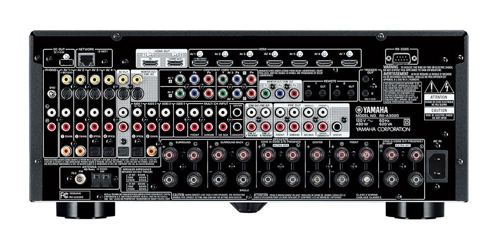 Yamaha RX - A3020 110 - 240 Volts Receiver - 220v volt electronics